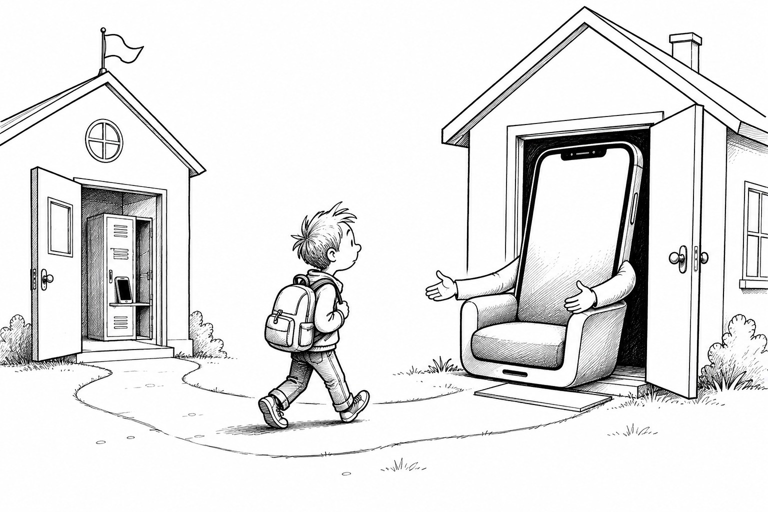 Social Media, Smartphone, Kinder, Jugendliche, Schule, Freizeit